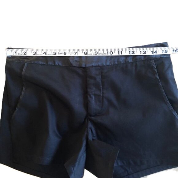 Urban Outfitters Silence + Noise Black Tuxedo Shorts Size 4 - Picture 7 of 9